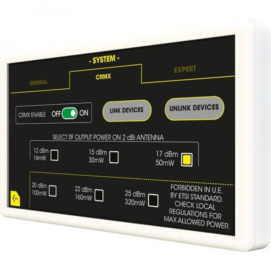 Exalux Control Touch Studio HMI 5'' Wall-Mount Touch Controller & Control Hub