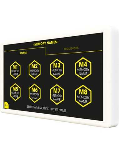 Exalux Control Touch Studio HMI 5'' Wall-Mount Touch Controller & Control Hub