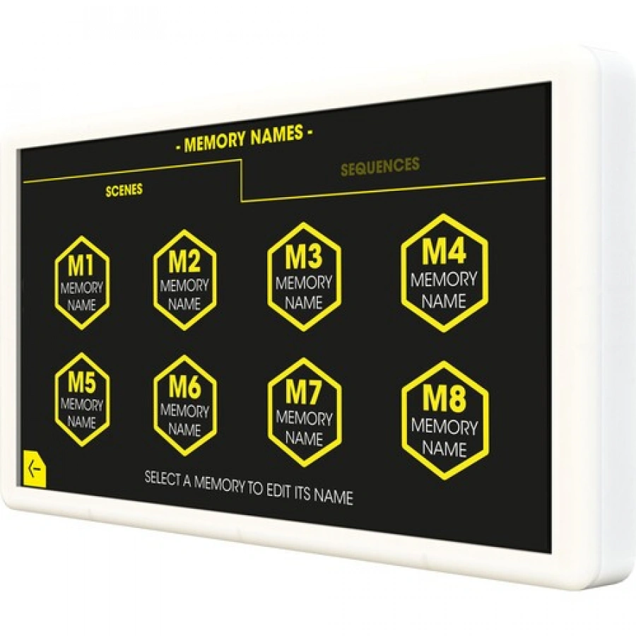 Exalux Control Touch Studio HMI 5'' Wall-Mount Touch Controller & Control Hub