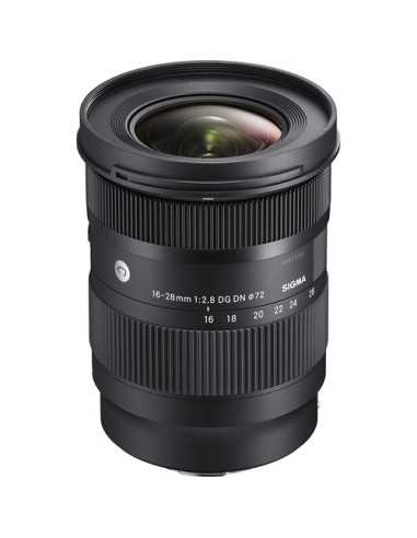 Sigma 16-28mm f/2.8 DG DN Contemporary Lens (Sony E) | Mirrorless Lenses | CAM TOOLS Middle East | SIGMA