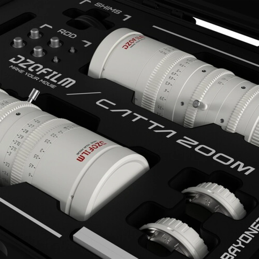 DZOFilm Catta FF 18-35/35-80mm T2.9 Cine 2-Lens Bundle (Sony E, White)