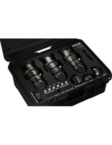 DZOFilm Catta Ace FF 18-35/35-80/70-135mm T2.9 Cine 3-Lens Bundle (PL/EF, Black)