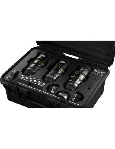 DZOFilm Catta Ace FF 18-35/35-80/70-135mm T2.9 Cine 3-Lens Bundle (PL/EF, Black)
