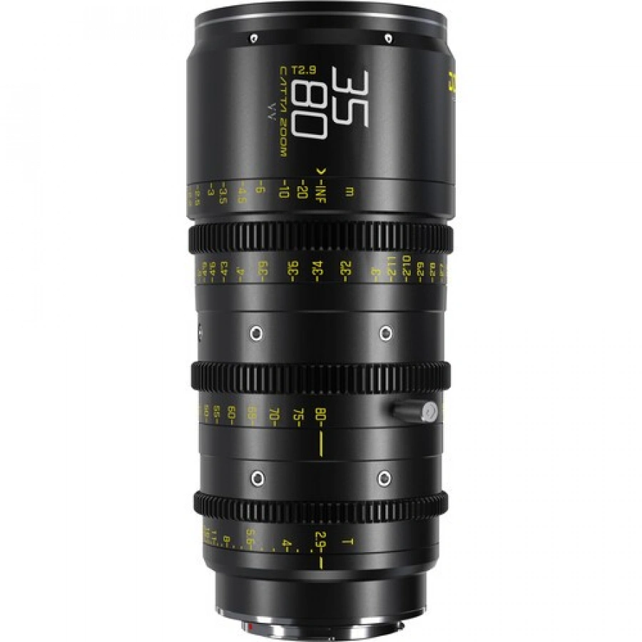 DZOFilm Catta Ace FF 18-35/35-80/70-135mm T2.9 Cine 3-Lens Bundle (PL/EF, Black)