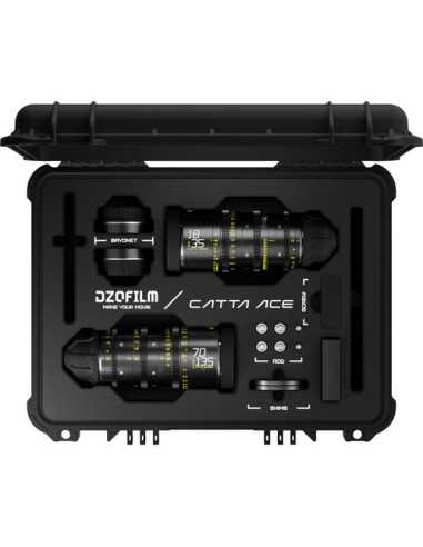 DZOFilm Catta Ace FF 18-35/70-135mm T2.9 Cine 2-Lens Bundle (PL/EF, Black) | Cine Lenses | CAM TOOLS Middle East | DZOFILM