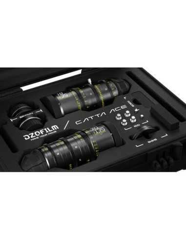 DZOFilm Catta Ace FF 18-35/70-135mm T2.9 Cine 2-Lens Bundle (PL/EF, Black)