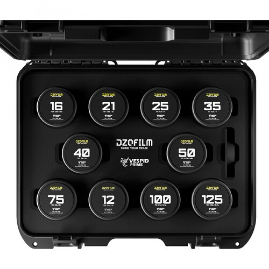 DZOFilm VESPID Prime Cine 10-Lens Kit | ARRI PL & Canon EF Mounts