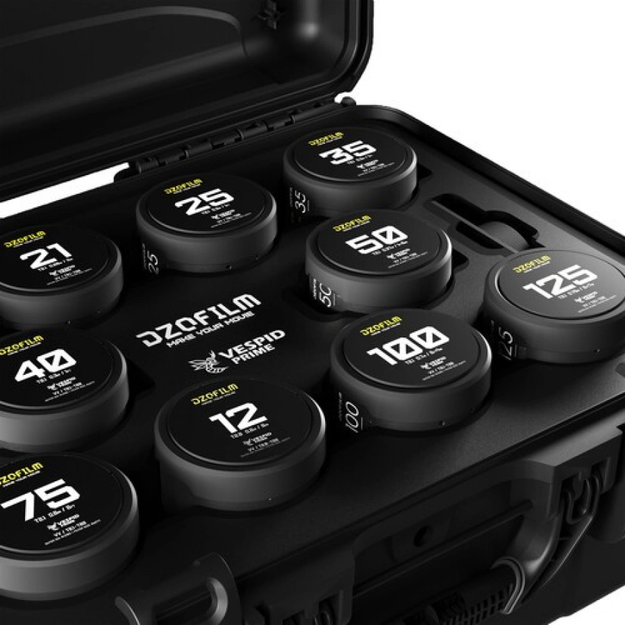 DZOFilm VESPID Prime Cine 10-Lens Kit | ARRI PL & Canon EF Mounts