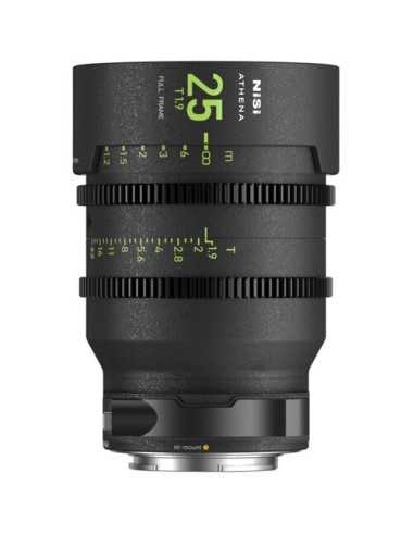 NiSi ATHENA PRIME 25mm T1.9 Full-Frame Lens (RF Mount) | Cine Lenses | CAM TOOLS Middle East | NISI