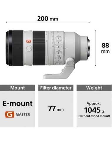 Sony FE 70-200mm f/2.8 GM OSS II Lens
