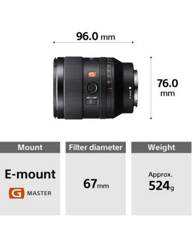 Sony FE 35mm f/1.4 GM Lens