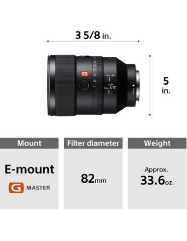 Sony FE 135mm f/1.8 GM Lens