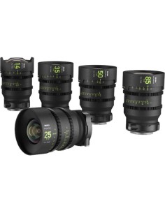 NiSi ATHENA PRIME T2.4/1.9 Full-Frame 5-Lens Kit (E Mount, Drop-In Filter)