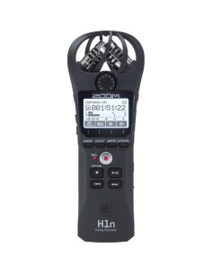 Zoom H1n 2-Input / 2-Track Portable Handy Recorder with Onboard X/Y Microphone (Black)