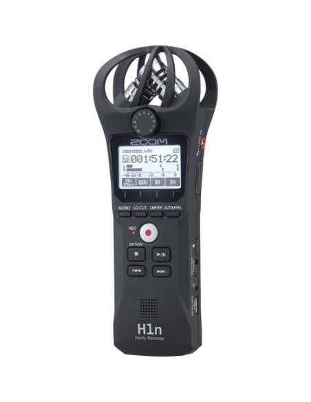 Zoom H1n 2-Input / 2-Track Portable Handy Recorder with Onboard X/Y Microphone