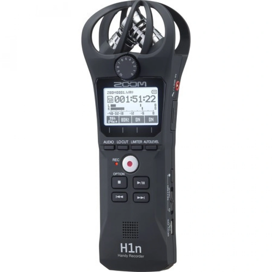 Zoom H1n 2-Input / 2-Track Portable Handy Recorder with Onboard X/Y Microphone