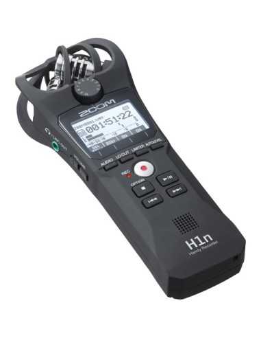 Zoom H1n 2-Input / 2-Track Portable Handy Recorder with Onboard X/Y Microphone
