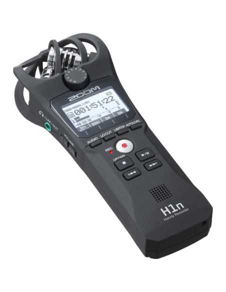 Zoom H1n 2-Input / 2-Track Portable Handy Recorder with Onboard X/Y Microphone