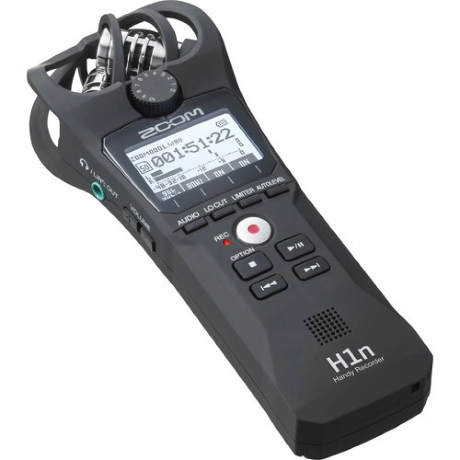 Zoom H1n 2-Input / 2-Track Portable Handy Recorder with Onboard X/Y Microphone