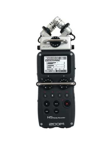 Zoom H5 4-Input / 4-Track Portable Handy Recorder with Interchangeable X/Y Mic Capsule | Digital Recorders | CAM TOOLS Middle East | ZOOM