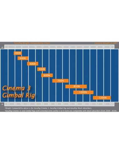 Easyrig Cinema 3 300N Gimbal Rig with Standard Arm