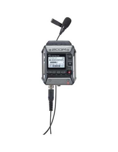 Zoom F1-LP 2-Input / 2-Track Portable Field Recorder with Lavalier Microphone