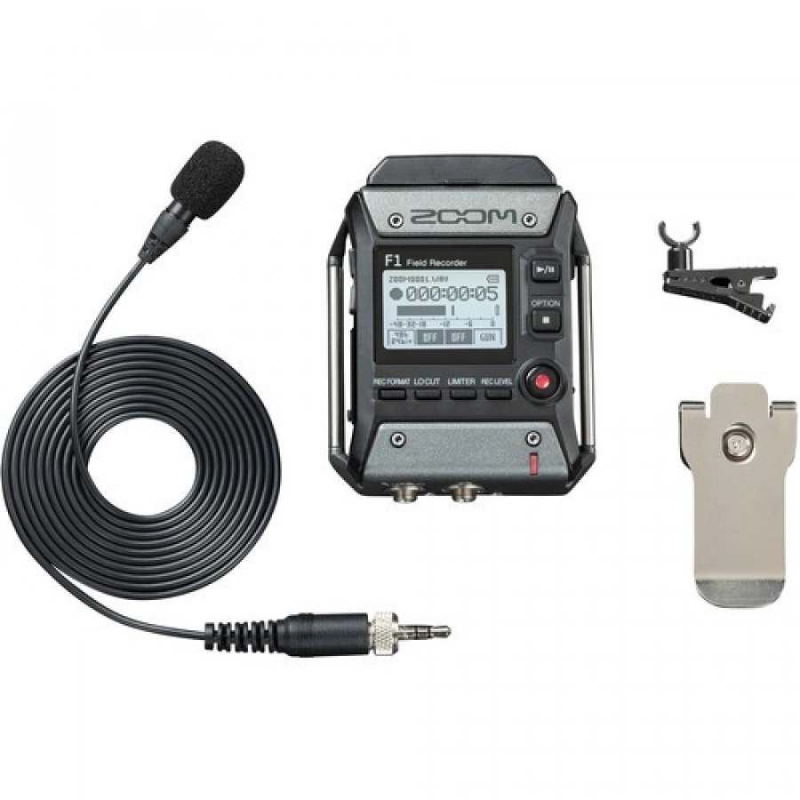 Zoom F1-LP Field Recorder with Lavalier | CamTools UAE