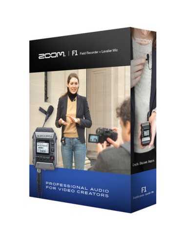 Zoom F1-LP 2-Input / 2-Track Portable Field Recorder with Lavalier Microphone