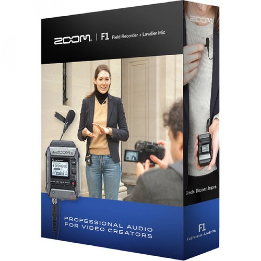 Zoom F1-LP Field Recorder with Lavalier | CamTools UAE