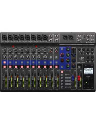 Zoom LiveTrak L-12 - 12-Channel Digital Mixer & Multitrack Recorder