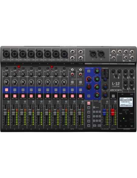 Zoom LiveTrak L-12 - 12-Channel Digital Mixer & Multitrack Recorder