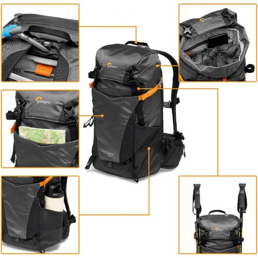 Lowepro PhotoSport BP 15L AW III Photo Backpack (Gray/Black)