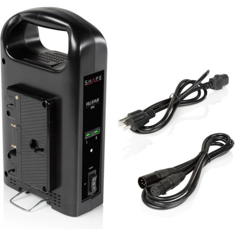SHAPE Full Play 2 Battery Kit with 2-Bay Vertical Charger (Gold Mount)