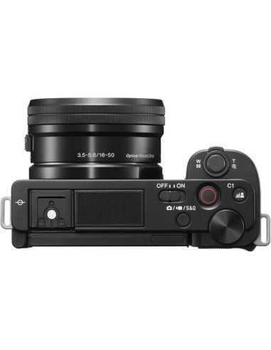 Sony ZV-E10 Mirrorless Camera with 16-50mm Lens (Black)