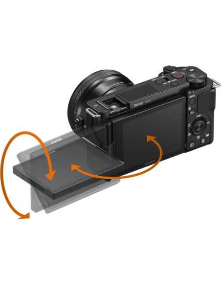 Sony ZV-E10 Mirrorless Camera with 16-50mm Lens (Black)