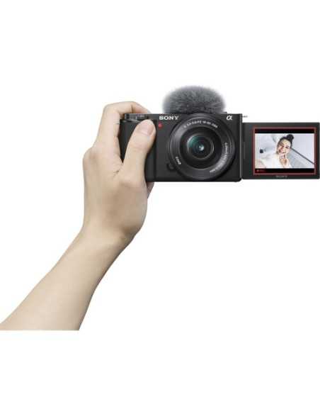 Sony ZV-E10 Mirrorless Camera with 16-50mm Lens (Black)