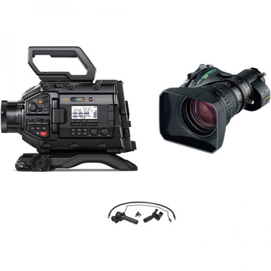Blackmagic Design URSA Broadcast G2 Camera with Fujinon 8.5-170mm Servo Lens & Control
