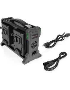 SHAPE FULL PLAY Intelligent 4-Bay V-Mount Battery Charger
