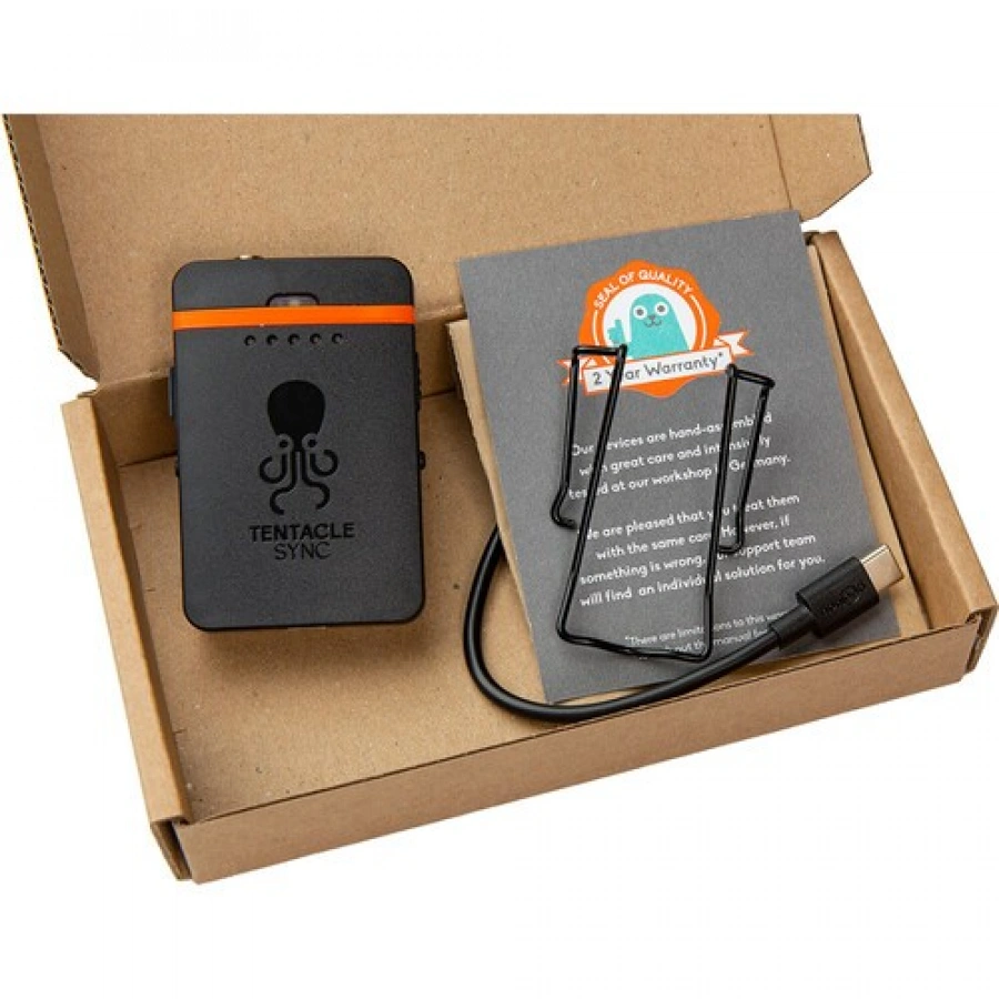 Tentacle Sync TRACK E Pocket Audio Recorder Basic Box with Timecode Support (Recorder Unit Only)