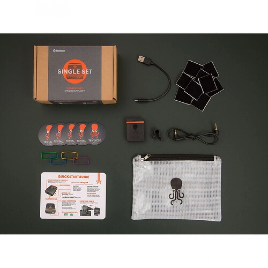 Tentacle Sync TRACK E Pocket Audio Recorder with Lavalier Mic and Timecode Support