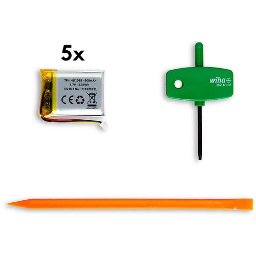 Tentacle Sync TRACK E Battery Replacement Kit (5-Pack)