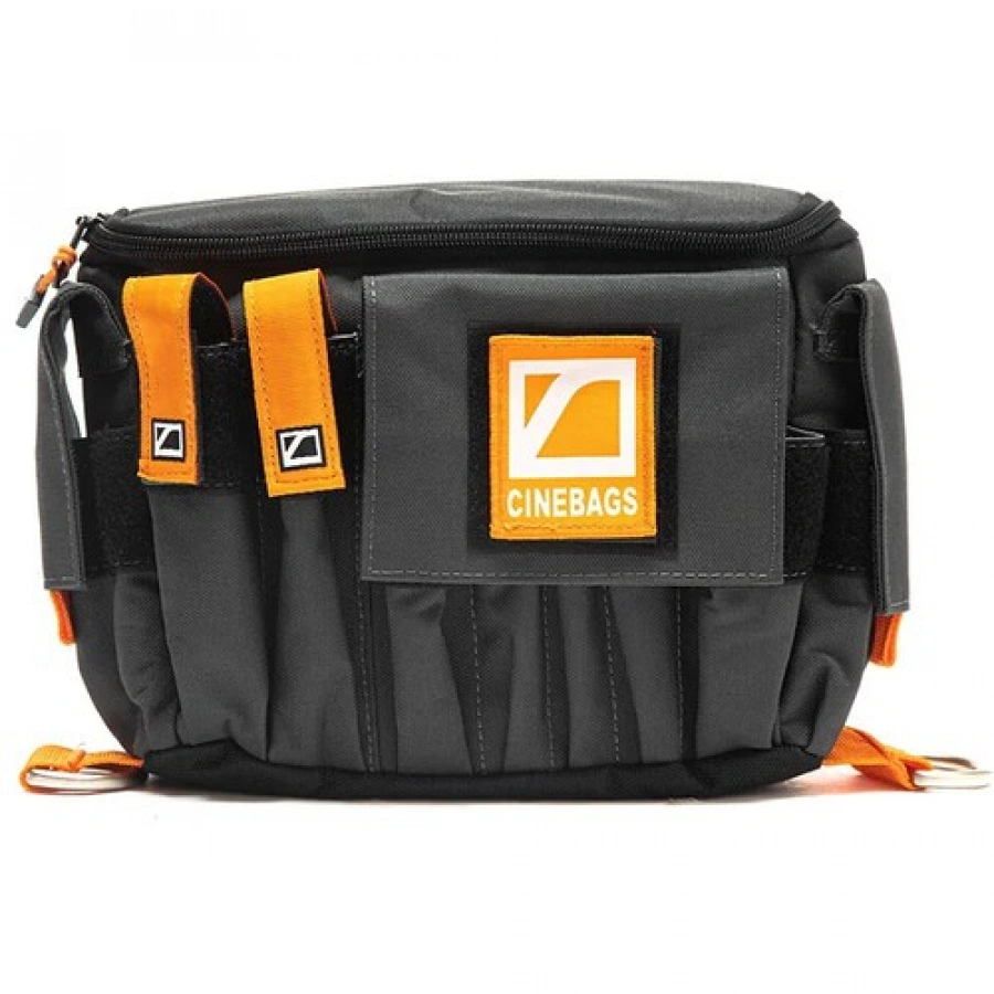 CineBags CB07 AC Pouch XL (Gray with Orange Webbing)