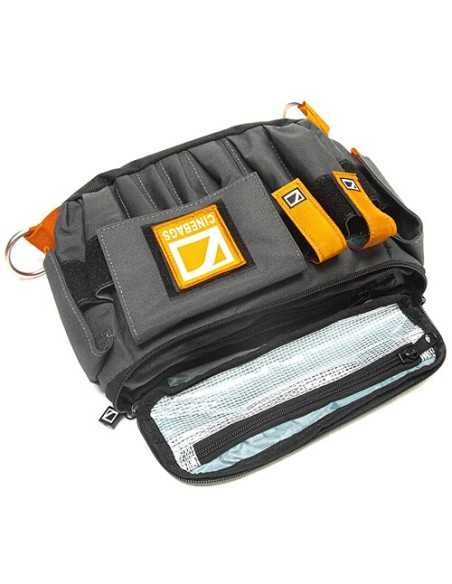 CineBags CB07 AC Pouch XL (Gray with Orange Webbing)