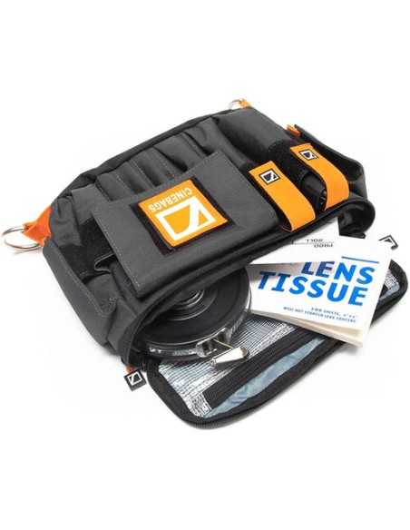CineBags CB07 AC Pouch XL (Gray with Orange Webbing)