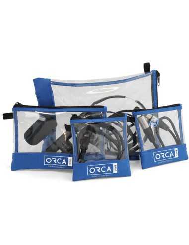 ORCA Transparent Pouch Kit for Accessories (4-Pack) | Bags and Cases | CAM TOOLS Middle East | Orca