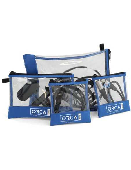 ORCA Transparent Pouch Kit for Accessories (4-Pack)
