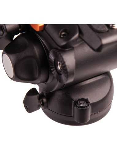 E-Image Studio Tripod with Geared Center Column and Fluid Head Kit