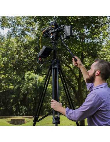 E-Image Studio Tripod with Geared Center Column and Fluid Head Kit