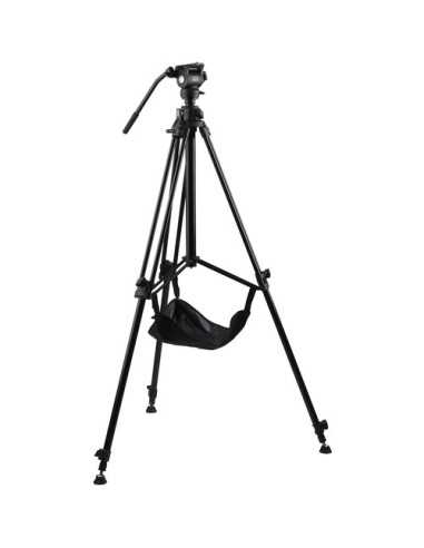 E-Image Studio Tripod with Geared Center Column and Fluid Head Kit