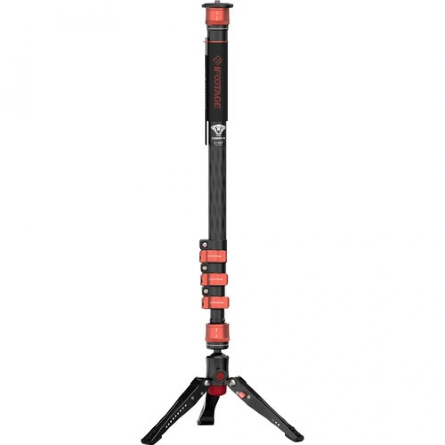 iFootage Cobra 3 Carbon Fiber Monopod with Mini Tripod Base